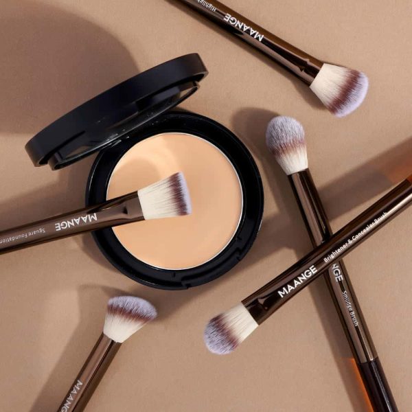 MAANGE 18pcs Hight Quality Makeup Brushes Efficient Application Foundation Blending Eyeshadow Professional Makeup Brush Set
