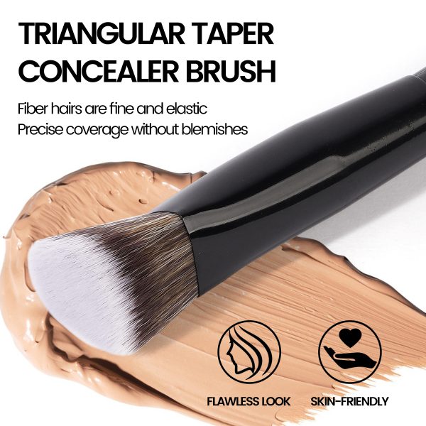 MAANGE Custom OEM&ODM 4pcs Brush Private Label Concealer Brushes Makeup Loose Powder Foundation Professional Makeup Brush Set
