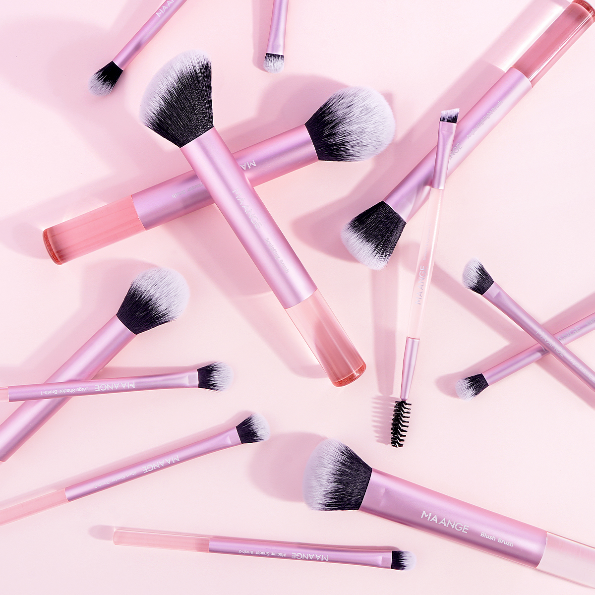 MAANGE Wholesale Custom OEM&ODM 13pcs Makeup Brush Set 2PCS Air Cushion Puff Powder Brush Concealer Makeup Tool Makeup Brush Set - 图片 3