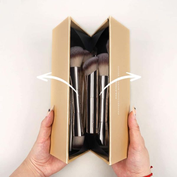 MAANGE Custom Logo 20pcs Makeup Brush Makeup Bax Foundation Loose Powder Eyeshadow Professional Makeup Brush Set