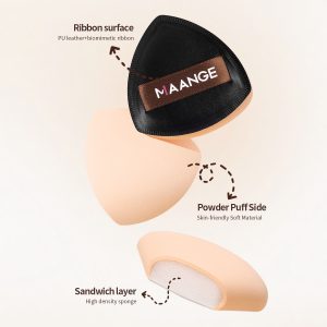 MAANGE Custom OEM&ODM 20pcs Makeup Brush Private Label  2pcs Powder Puff Professional Makeup Brush Kit Face Makeup Brush Set - 图片 8