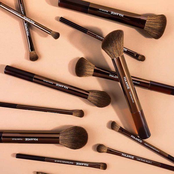 MAANGE Wholesale Custom OEM&ODM 13pcs Makeup Brush Set 2PCS Powder Puff Powder Brush Concealer Makeup Tool Makeup Brush Set