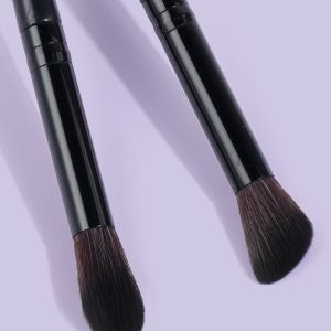 MAANGE  Custom logo OEM&ODM 2PCS Makeup Brush Eyeshadow Highlighter Blush Eyebrow Brush Professional Eyeshadow Makeup Brush Set - 图片 2