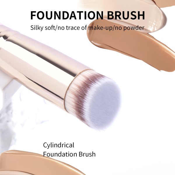 MAANGE Professional 5PCS Double Ended Makeup Brushes Multi-Functional Angled Customizable&ODM Facial Makeup Brush Set