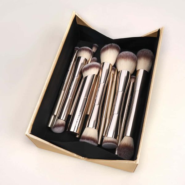 MAANGE Custom Logo 20pcs Makeup Brush Makeup Bax Foundation Loose Powder Eyeshadow Professional Makeup Brush Set