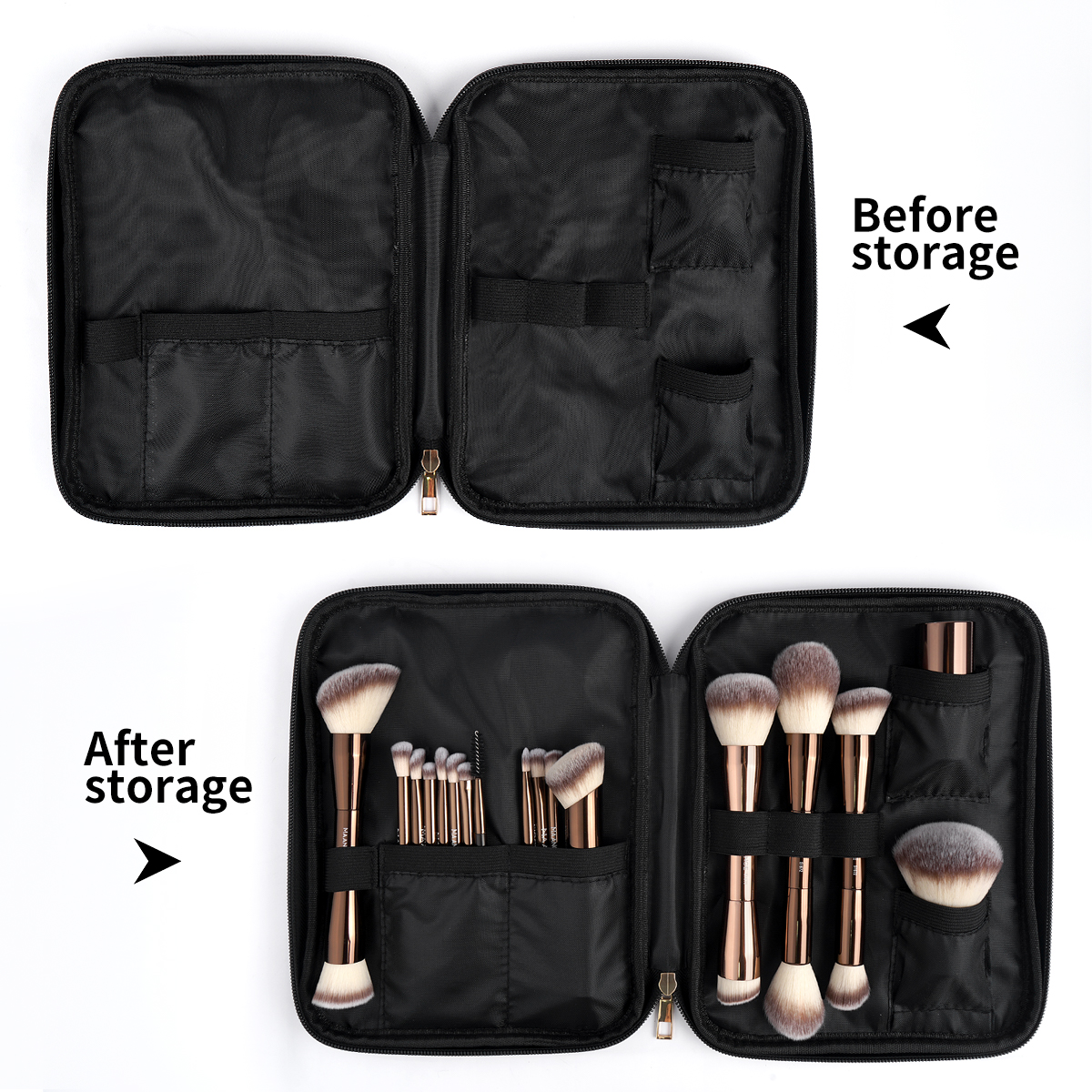 MAANGE  Wholesale Custom Logo 20pcs Makeup Brush Makeup Bag Foundation Loose Powder Eyeshadow  Professional Makeup Brush Kit - 图片 9