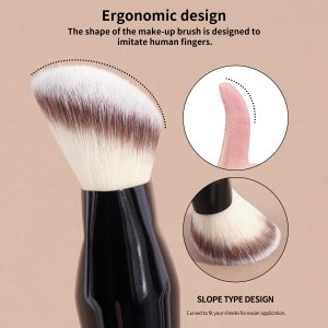 MAANGE Wholesale  Professional Single Makeup Brush  Foundation Loose Powder Blush Custom Professional Makeup Brush Set - 图片 2