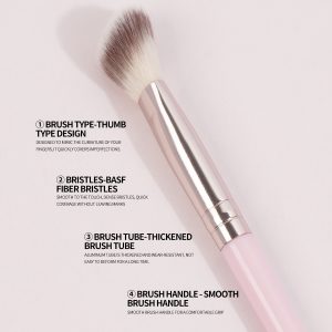 MAANGE Wholesale Professional 1pcs Makeup Brush  Custom logo Brightening Blush Foundation Brush Professional Makeup Brush Set - 图片 3