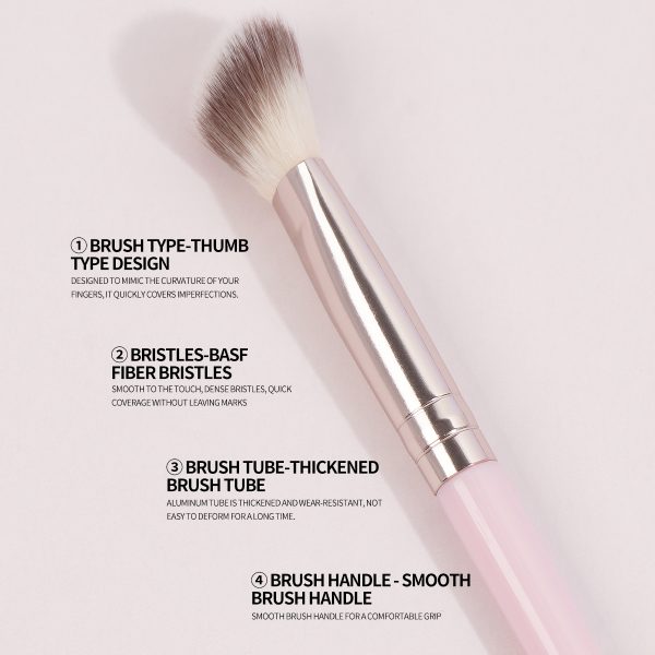 MAANGE Wholesale Professional 1pcs Makeup Brush  Custom logo Brightening Blush Foundation Brush Professional Makeup Brush Set