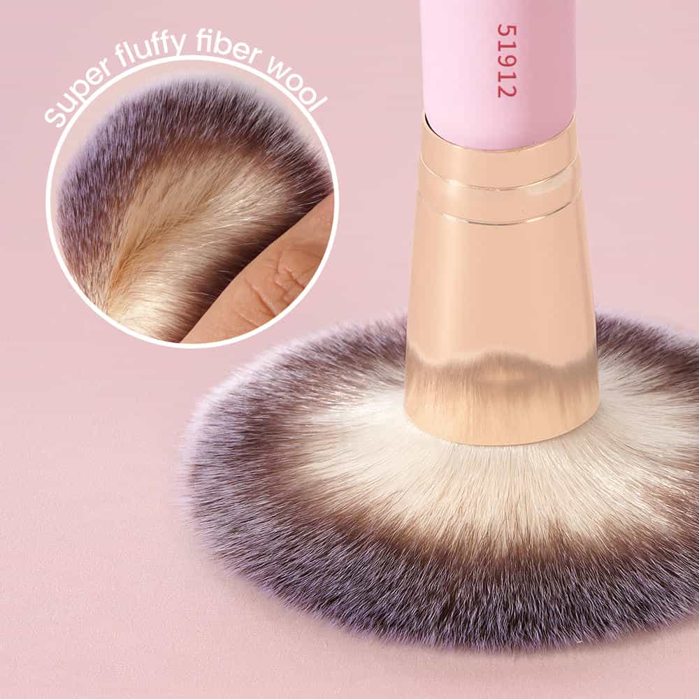Maange Custom Logo 10pcs Makeup Brushes Foundation Brush Loose Powder Brush Eyeshadow Brush Professional Makeup Brush Set - 图片 2