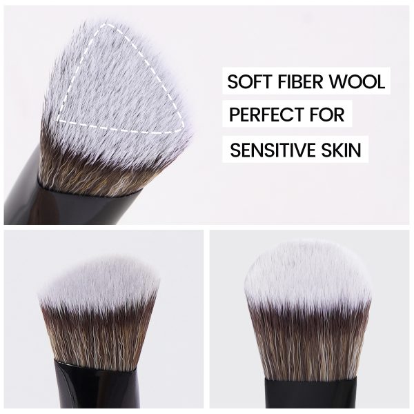 MAANGE Wholesale Custom OEM&ODM 6PCS Synthetic Hair Foundation Brushes Concealer Brushes Customizable Facial Makeup Brush Set