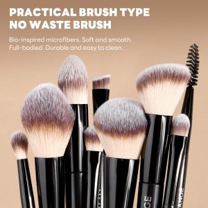 MAANGE Custom OEM&ODM 6PCS Double-ended Makeup Brushes Foundation  Concealer  Eye Shadow Brush Facial Makeup Brush Set - 图片 2