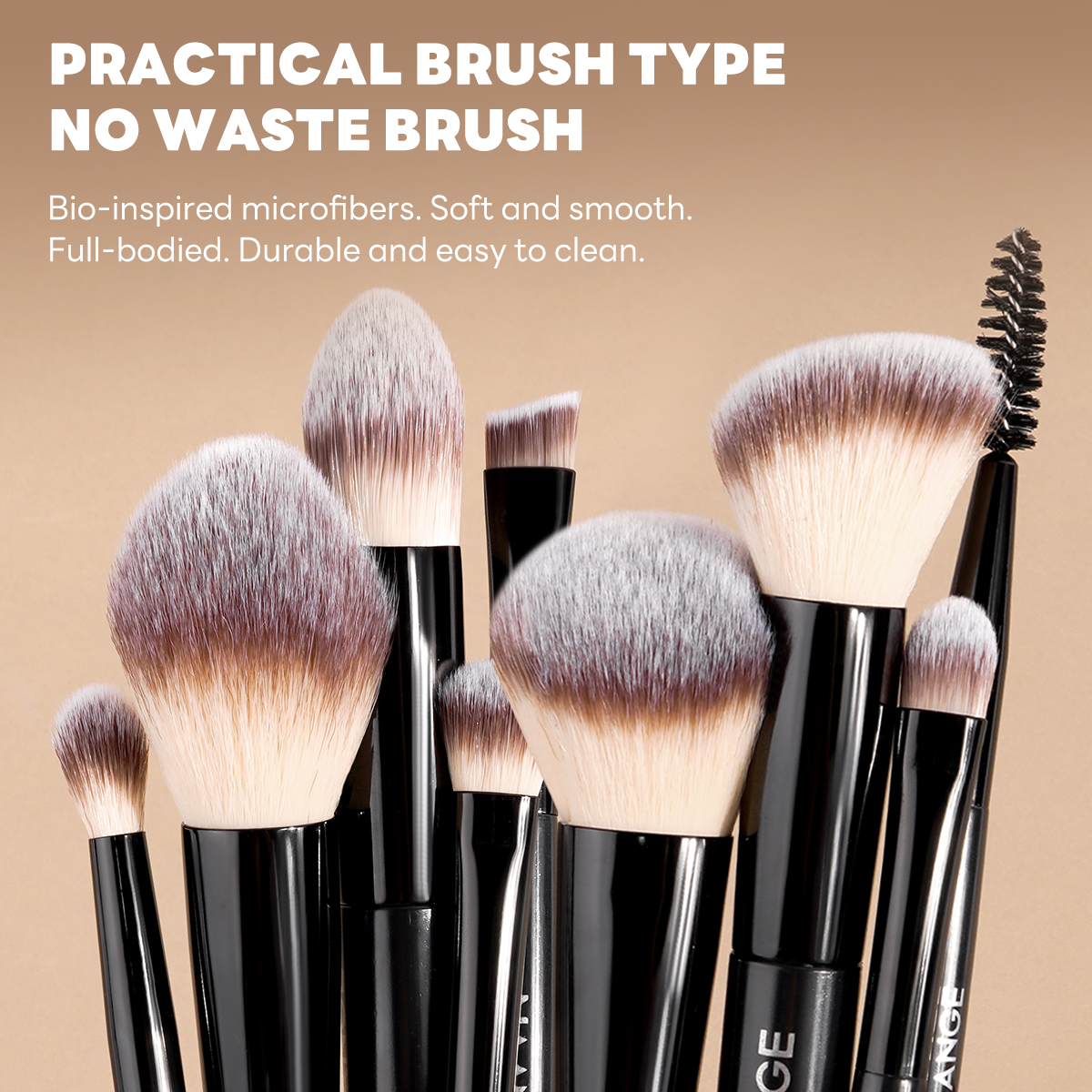 MAANGE Custom OEM&ODM 6PCS Double-ended Makeup Brushes Foundation  Concealer  Eye Shadow Brush Facial Makeup Brush Set - 图片 2