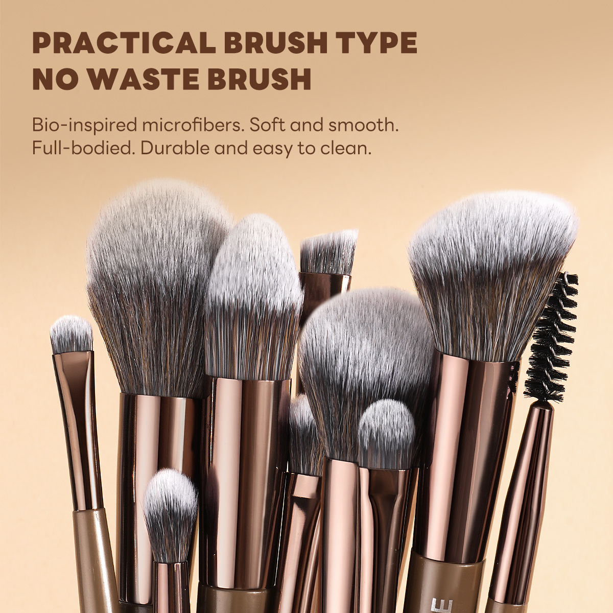 MAANGE Custom OEM&ODM 6PCS Double-ended Makeup Brushes Foundation  Concealer  Eye Shadow Brush Facial Makeup Brush Set - 图片 2