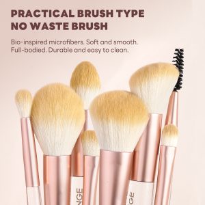 MAANGE Custom OEM&ODM 6PCS Double-ended Makeup Brushes Foundation  Concealer  Eye Shadow Brush Facial Makeup Brush Set - 图片 2