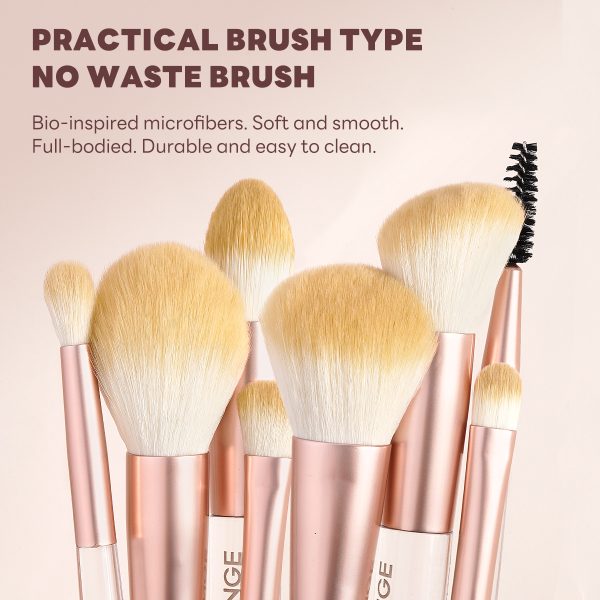 MAANGE Custom OEM&ODM 6PCS Double-ended Makeup Brushes Foundation Concealer Eye Shadow Brush Facial Makeup Brush Set