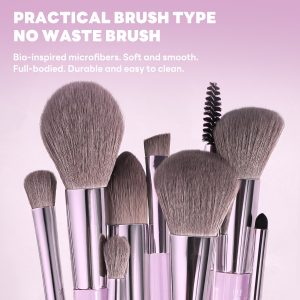 MAANGE Custom OEM&ODM 6PCS Double-ended Makeup Brushes Foundation  Concealer  Eye Shadow Brush Luxury Facial Makeup Brush Set - 图片 2