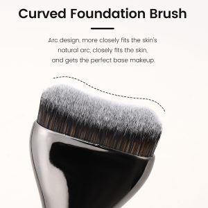 MAANGE Custom Logo OEM&ODM  Aluminum Tube Synthetic Hair High Quality Single Makeup Foundation Brush Makeup Brushes - 图片 2