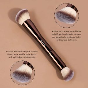MAANGE Professional Wholesale 16pcs Private Label  Eyeshadow Foundation Blush,loose Powder Eye Facial Makeup Brush Set - 图片 6