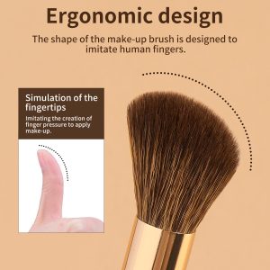 MAANGE Wholesale Professional 5PCS Makeup Brush Set Foundation Eyeshadow Makeup Brushes  Professional Makeup Brush Set - 图片 2