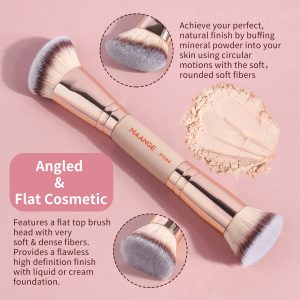 MAANGE Wholesale Professional 7pcs Makeup Brush Set Foundation Loose Powder Blush Eyeshadow Brushes Face Makeup Brushes - 图片 6