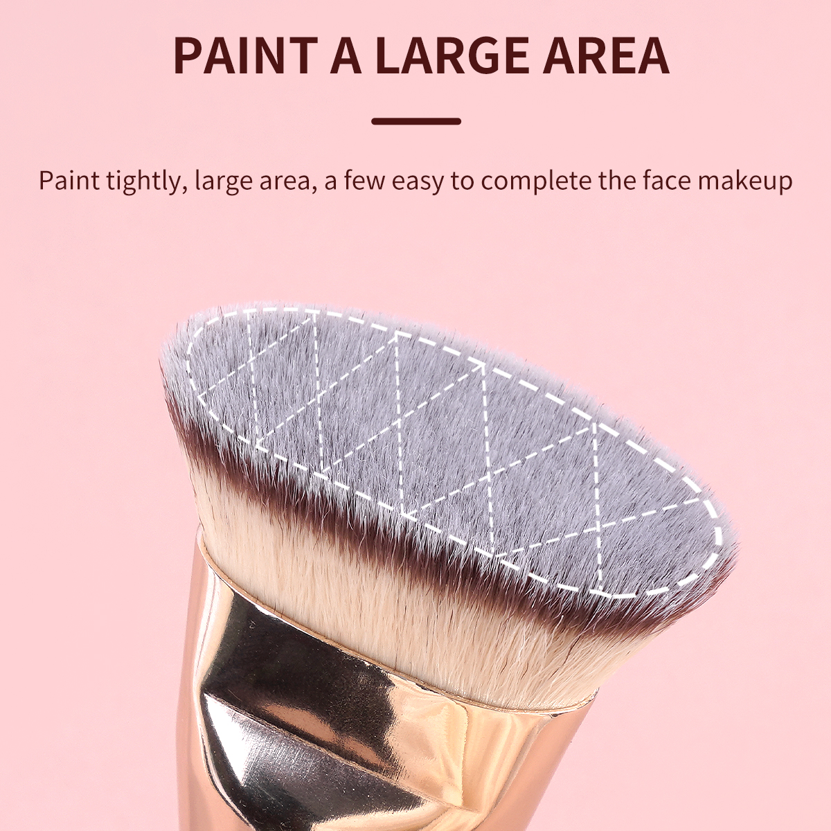 MAANGE New Arrival Wholesale 2pcs Makeup Brush Set Customized logo OEM&ODM Foundation Loose Powder Blush Facial Makeup Brush Kit - 图片 3