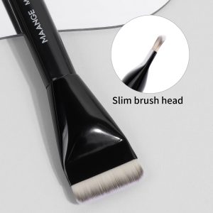 MAANGE Custom Logo OEM&ODM  Aluminum Tube Synthetic Hair High Quality Single Makeup Foundation Brush Makeup Brush - 图片 2