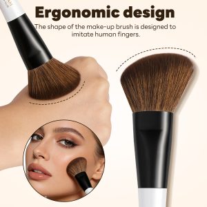 MAANGE Professional Wholesale 16pcs Double-ended Brush Eye Shadow Loose Powder Foundation Liquid Private Label Makeup Brush Set - 图片 2