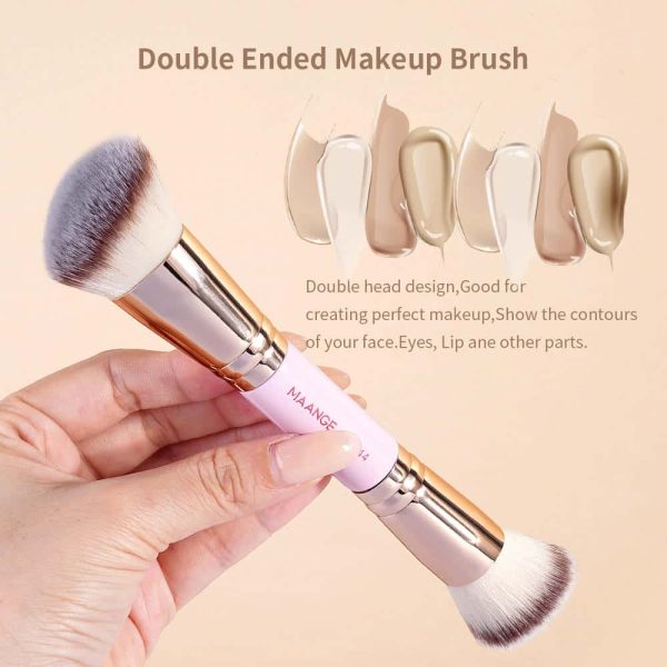 MAANGE Wholesale 4pcs Makeup Brush Private Label Concealer Brushes Makeup Loose Powder Foundation Professional Makeup Brush Set