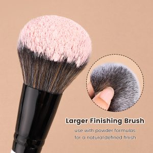 MAANGE Custom OEM&ODM 8PCS Makeup Brush Loose Powder Foundation Concealer Blush  Makeup Bag Professional Makeup Brush Set - 图片 2