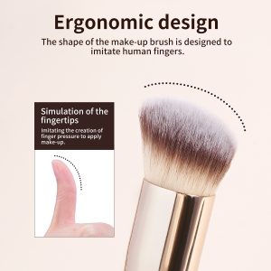 Maange Private Label Single Makeup Brush Nylon Hair Foundation Loose Powder Concealer Brush Single Face Brush - 图片 3