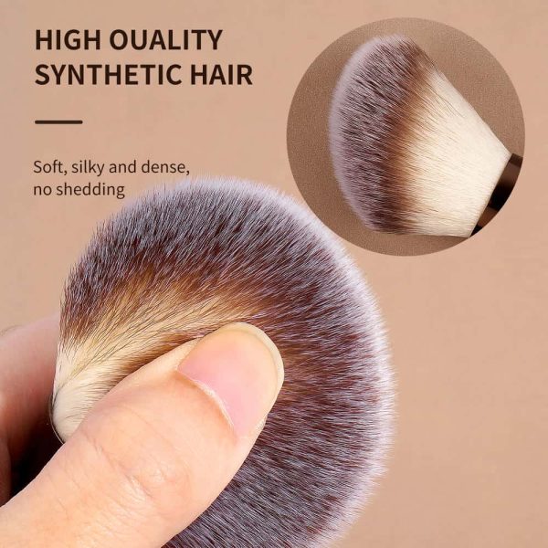 MAANGE Wholesale Custom OEM&ODM Single Maquillaje Rubor Large Powder Blush Foundation Professional Makeup Brushes
