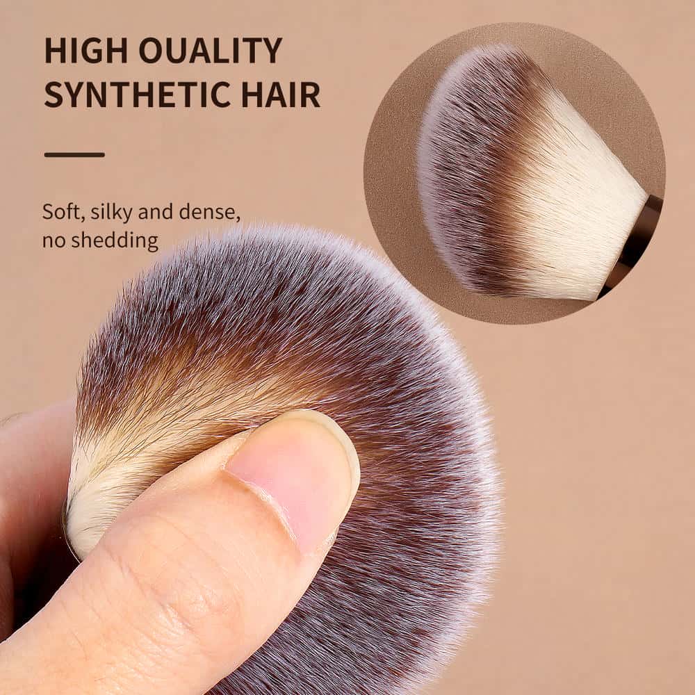 MAANGE Wholesale Custom OEM&ODM Single Maquillaje Rubor  Large Powder Blush  Foundation Professional Makeup Brushes - 图片 3