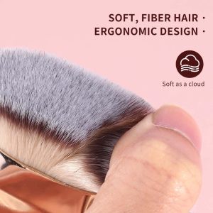 MAANGE New Arrival Wholesale 2pcs Makeup Brush Set Customized logo OEM&ODM Foundation Loose Powder Blush Facial Makeup Brush Kit - 图片 4