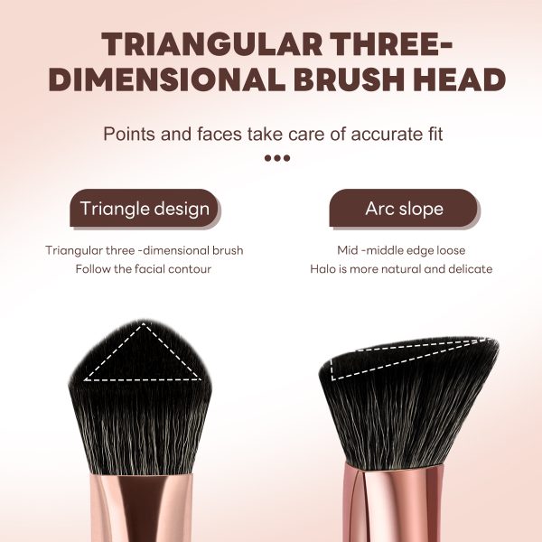 MAANGE Custom 15PCS  Brushes Foundation Loose Powder Eyeshadow Private Label Facial Makeup Tools Professional Makeup Brush Set