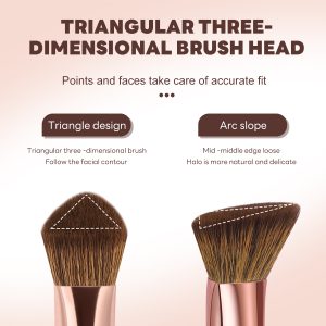 MAANGE 15PCS Makeup Brushes Foundation Eyeshadow Private Label & Customizable Makeup Tools Professional Makeup Brush Set - 图片 6