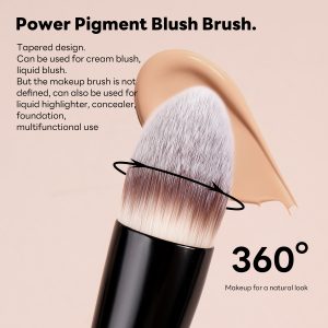 MAANGE Wholesale 4pcs Double Ended Foundation Makeup Brush 6pcs Powder Puff Private Label Professional Makeup Brush Set - 图片 4