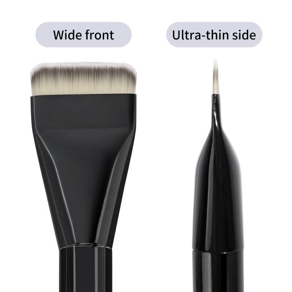 MAANGE Custom Logo OEM&ODM  Aluminum Tube Synthetic Hair High Quality Single Makeup Foundation Brush Makeup Brush