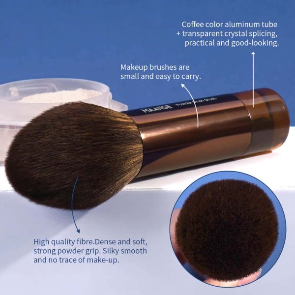 MAANGE 3pcs Professional Makeup Brush Set Private Label OEM Foundation Powder Brush Contouring Blush Brush Makeup Brush Set