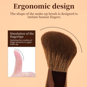 MAANGE  23PCS Makeup Brush  3pcs Powder Puff Foundation Concealer Powder Eyelash Eyebrow Eyeshadow Professional Makeup Brush Set - 图片 3