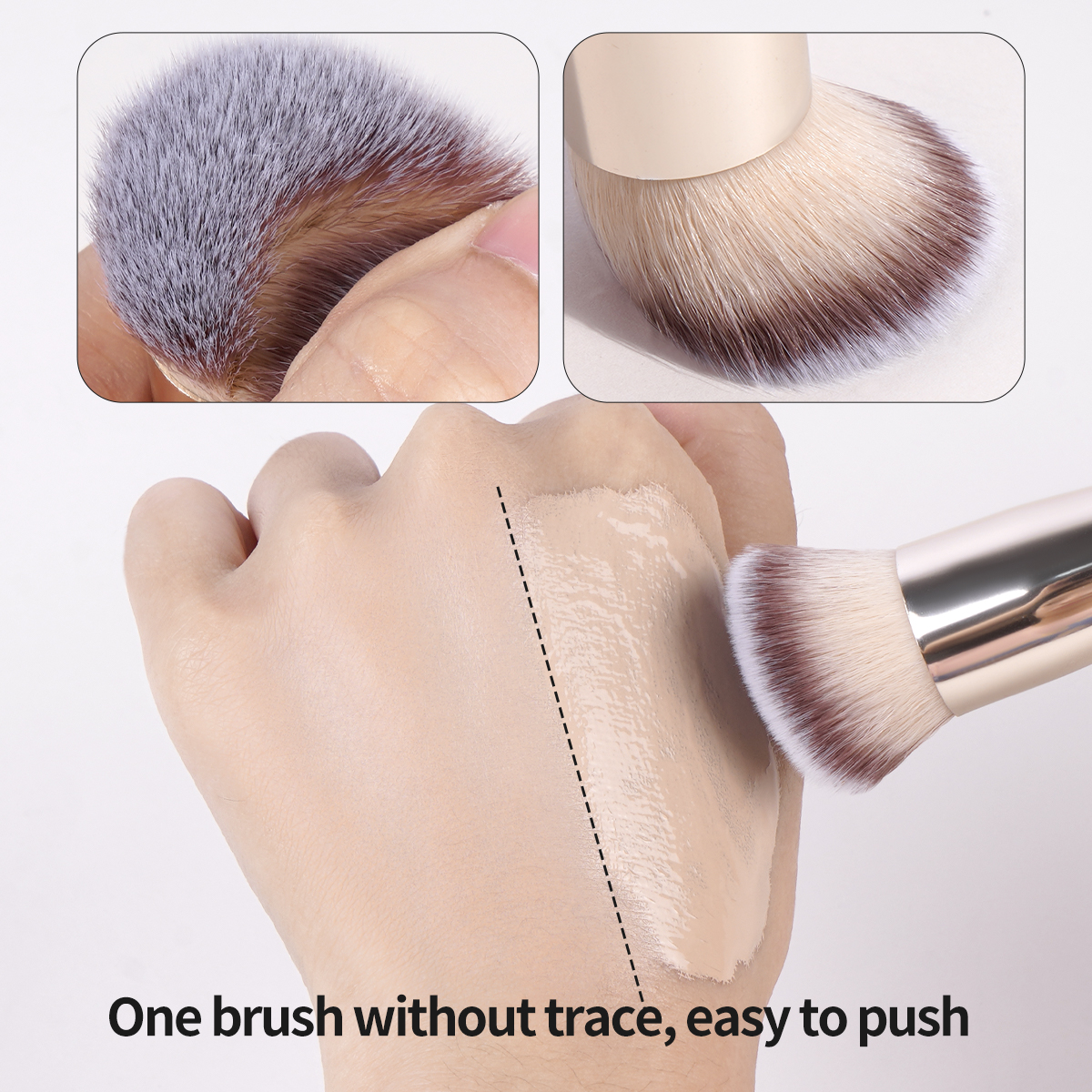 MAANGE Custom Logo OEM&ODM Luxury 7pcs Double-ended Makeup Brushes Set Private Label Facial Makeup Brush Set - 图片 3