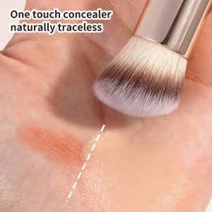 Maange Private Label Single Makeup Brush Nylon Hair Foundation Loose Powder Concealer Brush Single Face Brush - 图片 5