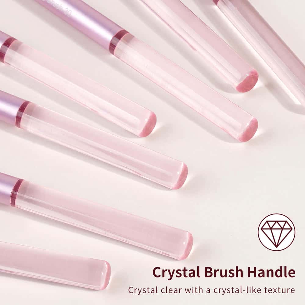 MAANGE Wholesale 13pcs Pink Makeup Brush Set Soft High Quality  Blush Powder Brush Concealer Eyeshadow  Makeup Brush Set - 图片 6