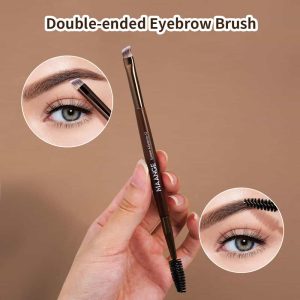 MAANGE Wholesale High Quality Natural 13pcs Eyes Makeup Brush Set Soft Hair Custom Makeup Tool Eye Makeup Brush Set - 图片 6