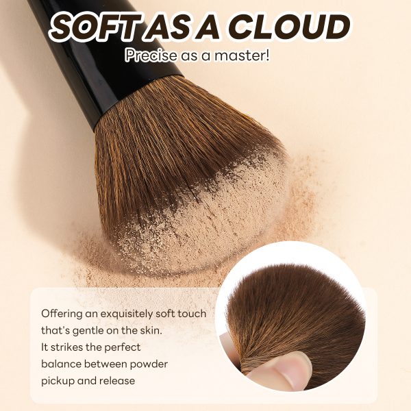 MAANGE Professional Wholesale 16pcs Double-ended Brush Eye Shadow Loose Powder Foundation Liquid Private Label Makeup Brush Set