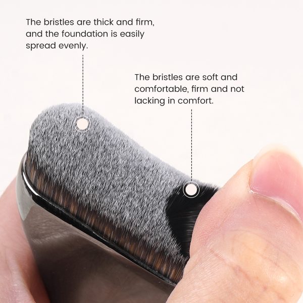 MAANGE Custom Logo OEM&ODM Aluminum Tube Synthetic Hair High Quality Single Makeup Foundation Brush Makeup Brushes