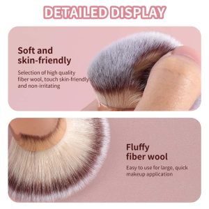 MAANGE Custom OEM&ODM 4PCS Makeup Brush Set  Eye Shadow Blush Foundation  Brushes Professional Makeup Brush Set - 图片 3
