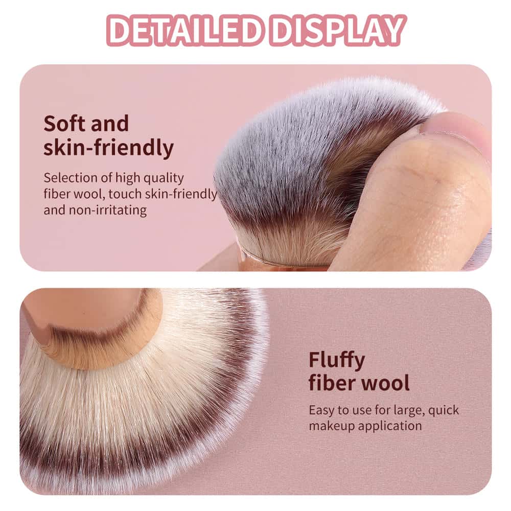 MAANGE Custom OEM&ODM 4PCS Makeup Brush Set  Eye Shadow Blush Foundation  Brushes Professional Makeup Brush Set - 图片 3