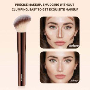 MAANGE Wholesale Custom OEM&ODM Single Maquillaje Rubor  Large Powder Blush  Foundation Professional Makeup Brushes - 图片 6