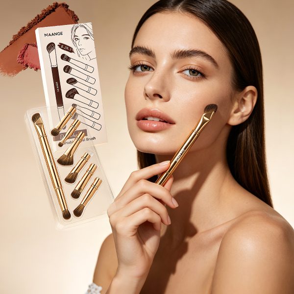 MAANGE New Arrival 8-in-1 Custom OEM&ODM 8-in-1 Single Makeup Brush High-quality Eyes Professional Facial Makeup Brush